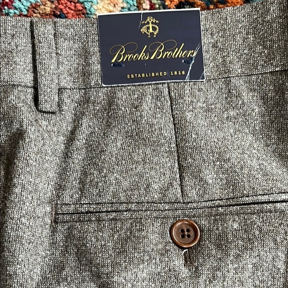Brooks Brothers wool flat front pants new never worn